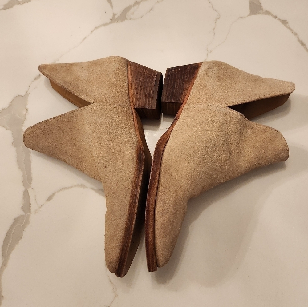 Free People Charm Double V Suede Ankle Boot - Picture 10 of 11